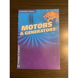 STEM Manual‎ Only Booklet Only Motor & Generators Science Building Thames Kosmos